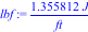 R := .5555555556*K