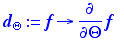d[Theta] := proc (f) options operator, arrow; diff(...