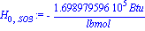 H[0, SO3] := -169897.9596*Btu/lbmol