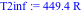 T2inf := 449.4*R